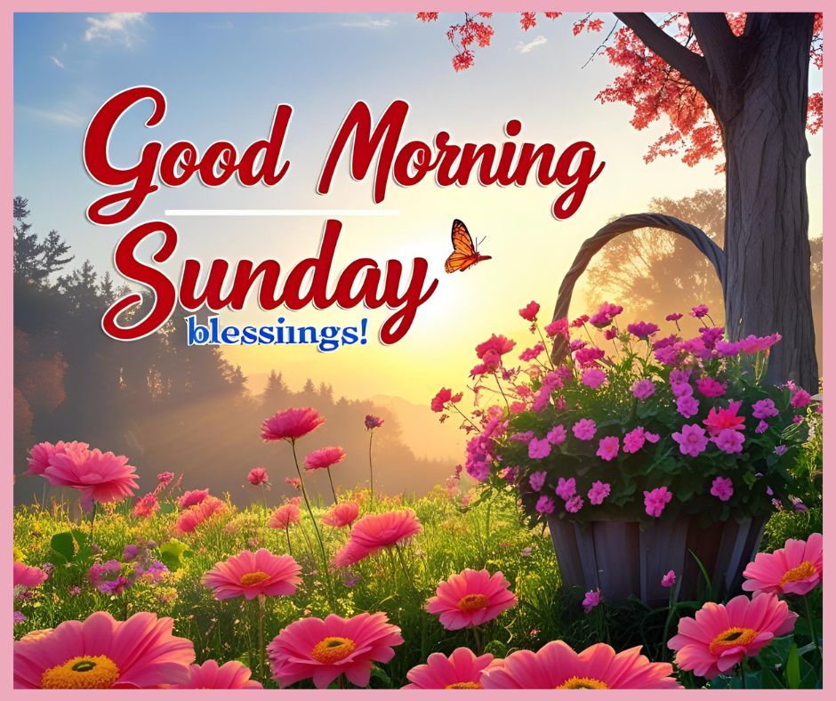 Beautiful Good Morning Sunday Blessings