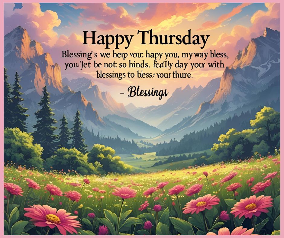 Happy Thursday Blessings