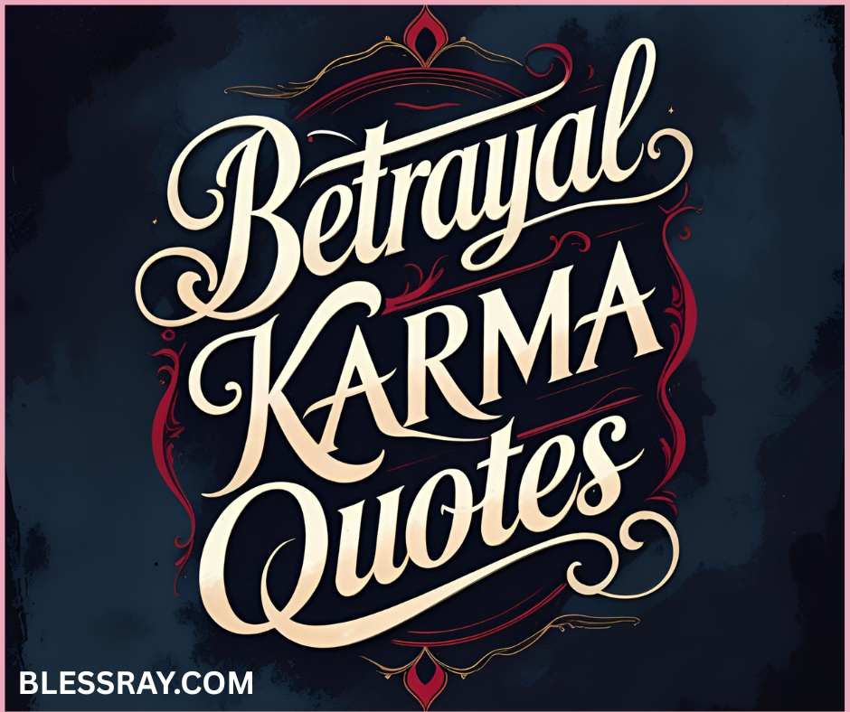 Betrayal Karma Quotes