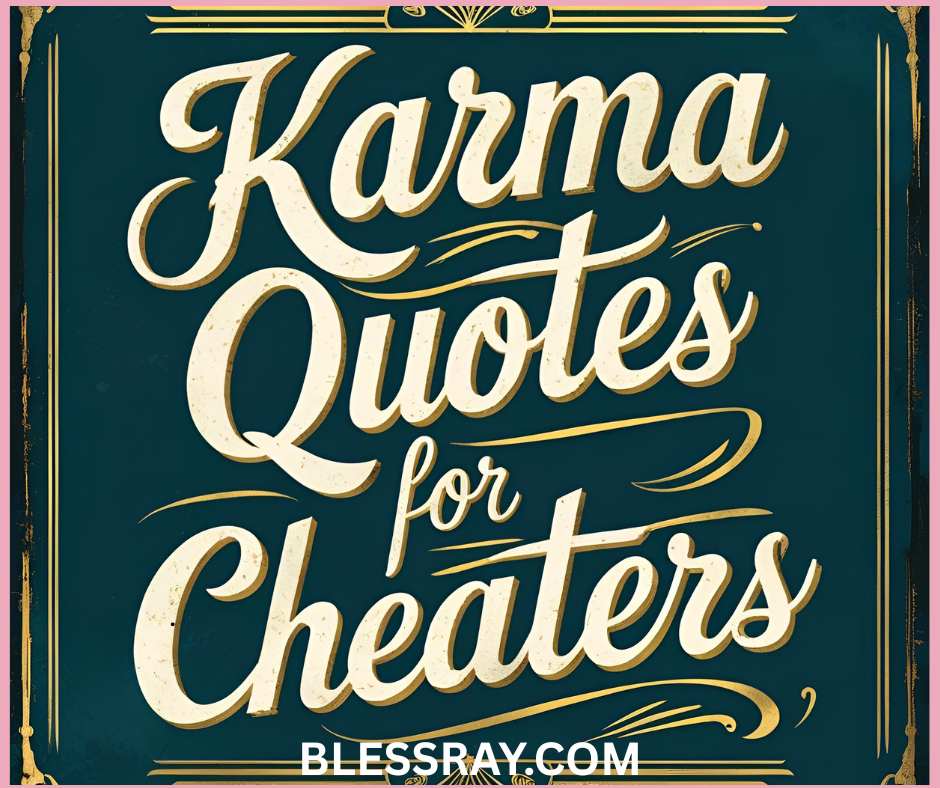 Karma Quotes For Cheaters