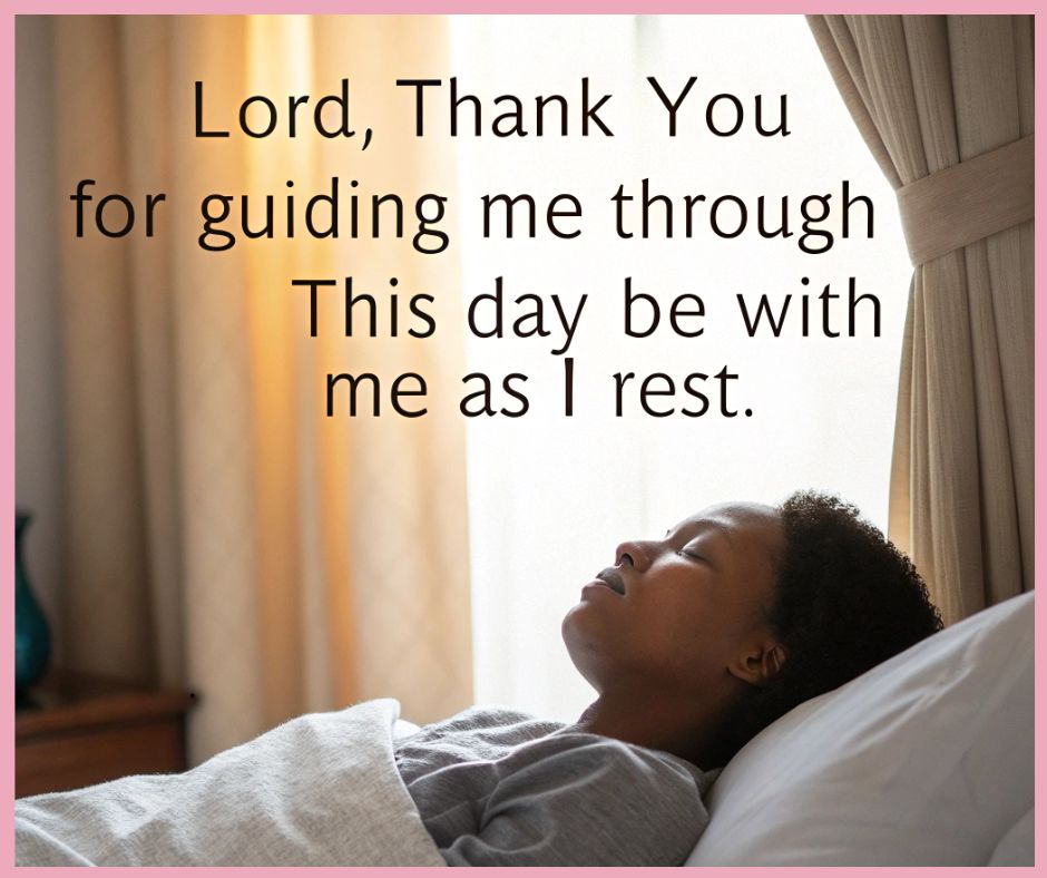 Lord, thank You for guiding me through this day