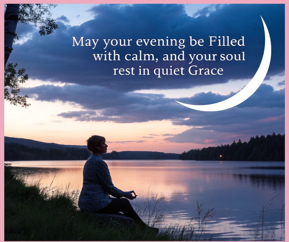 May your evening be filled with calm