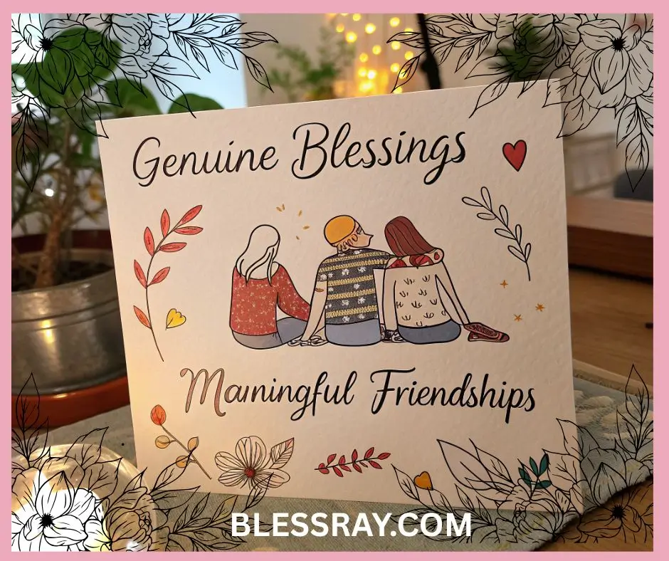 Personal Blessings to Share When a Friendship Feels Plastic