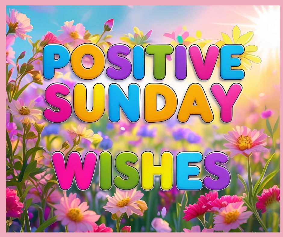 Positive Sunday Wishes and Blessings