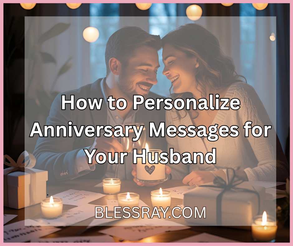 How to Personalize Anniversary Messages for Your Husband