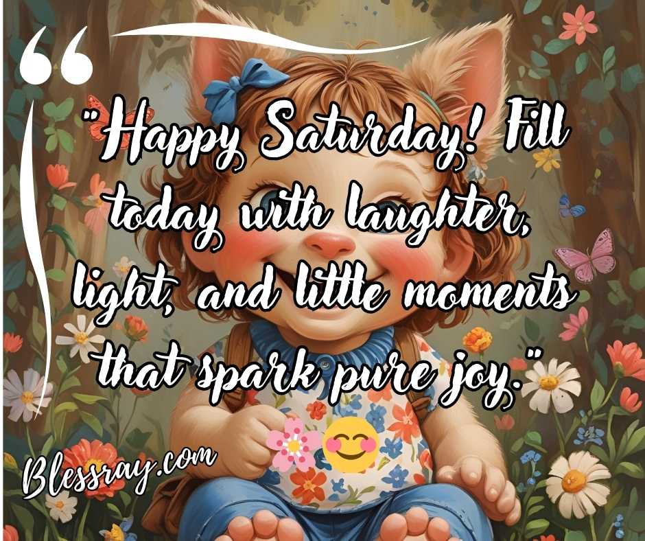 2. Happy Saturday Quotes for Joy