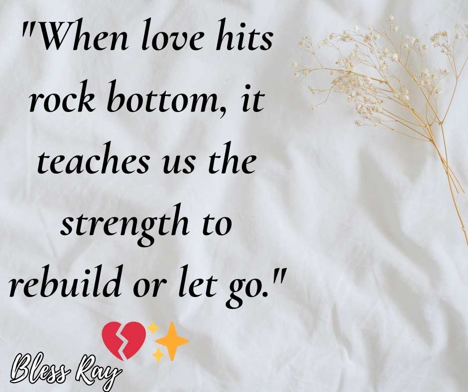 2. Rock Bottom Quotes Relationships