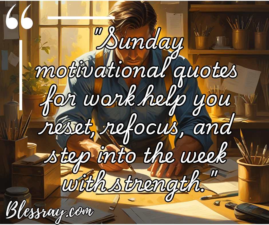 Sunday Motivational Quotes for Work
