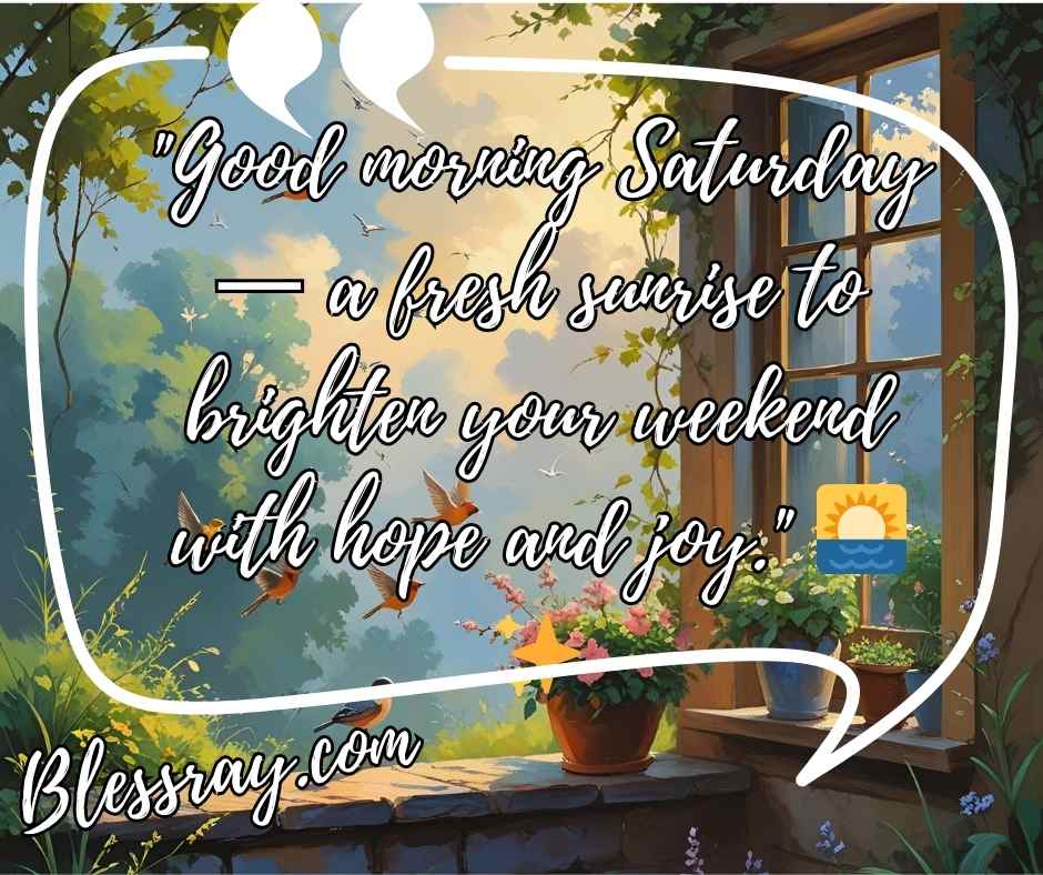 Quotes for Saturday Morning to Uplift Your Weekend