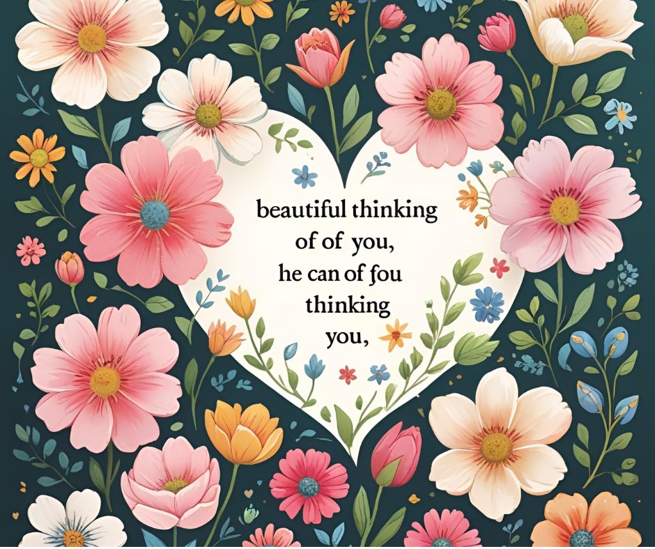 Beautiful Thinking of You Card Messages