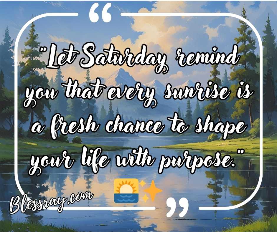 Saturday Motivational Quotes for Life