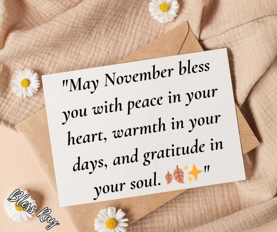 November Blessing Quotes