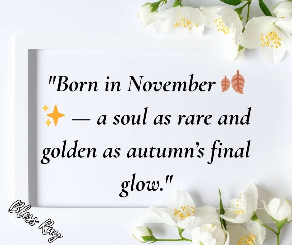 8. Birthday In November Quotes