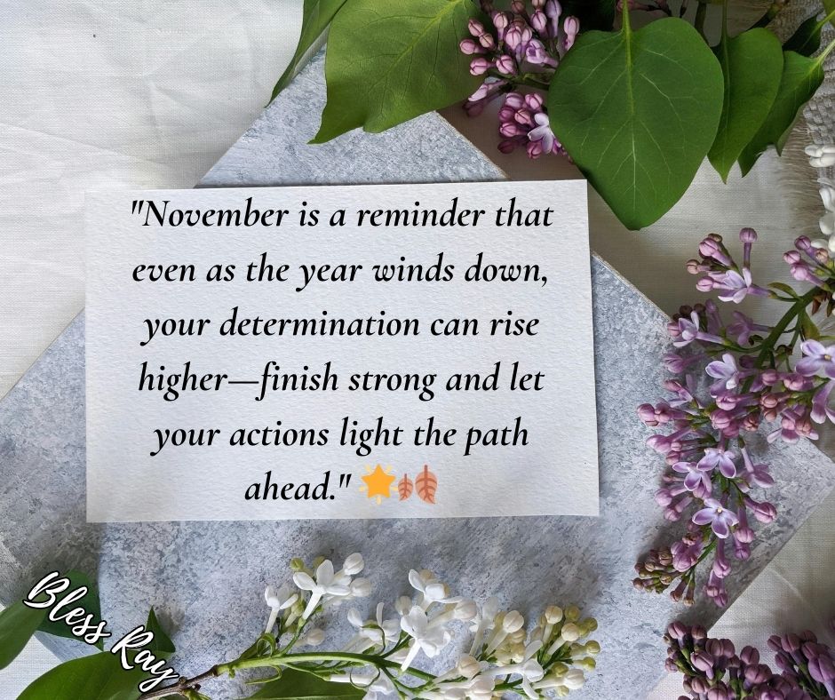 Motivational Quote for November
