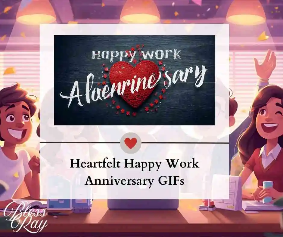 Heartfelt Happy Work Anniversary GIFs