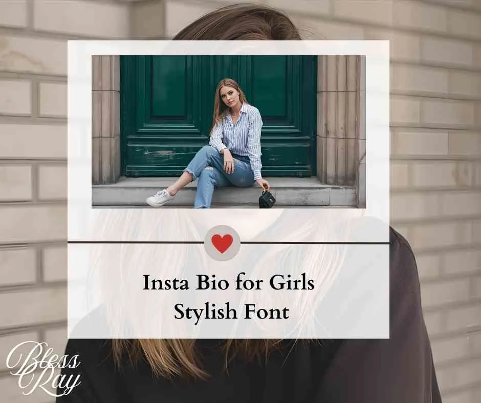 Insta Bio for Girls Stylish Font
