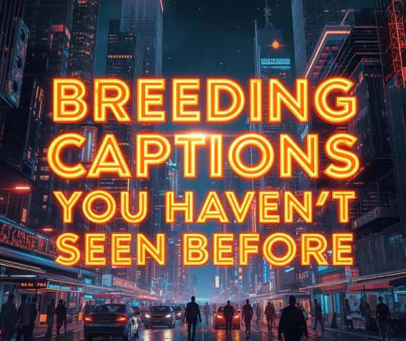 Unique Breeding Captions You Haven't Seen Before